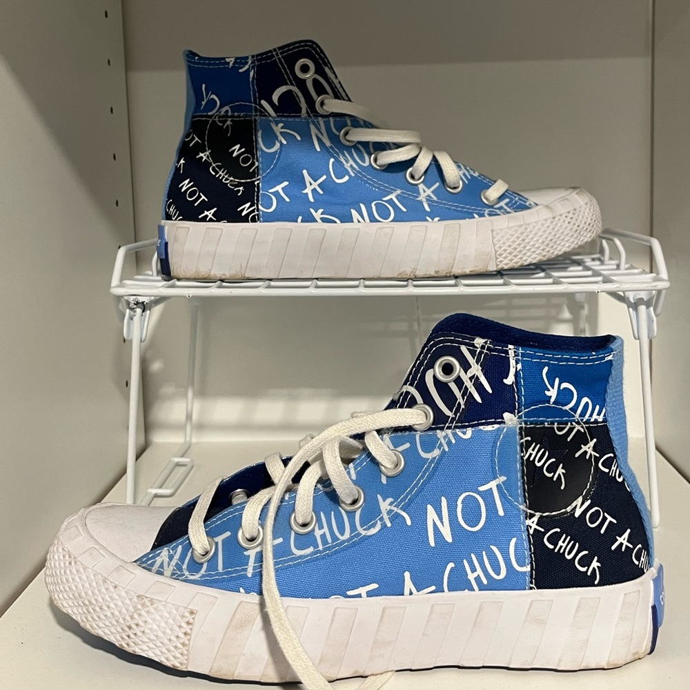 Not a Chuck Blue University Hightops